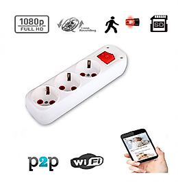 Wifi Kablosuz Priz Kamera Full HD IP Kamera Ekstra Güç Gerektirmez Sürekli Aktif